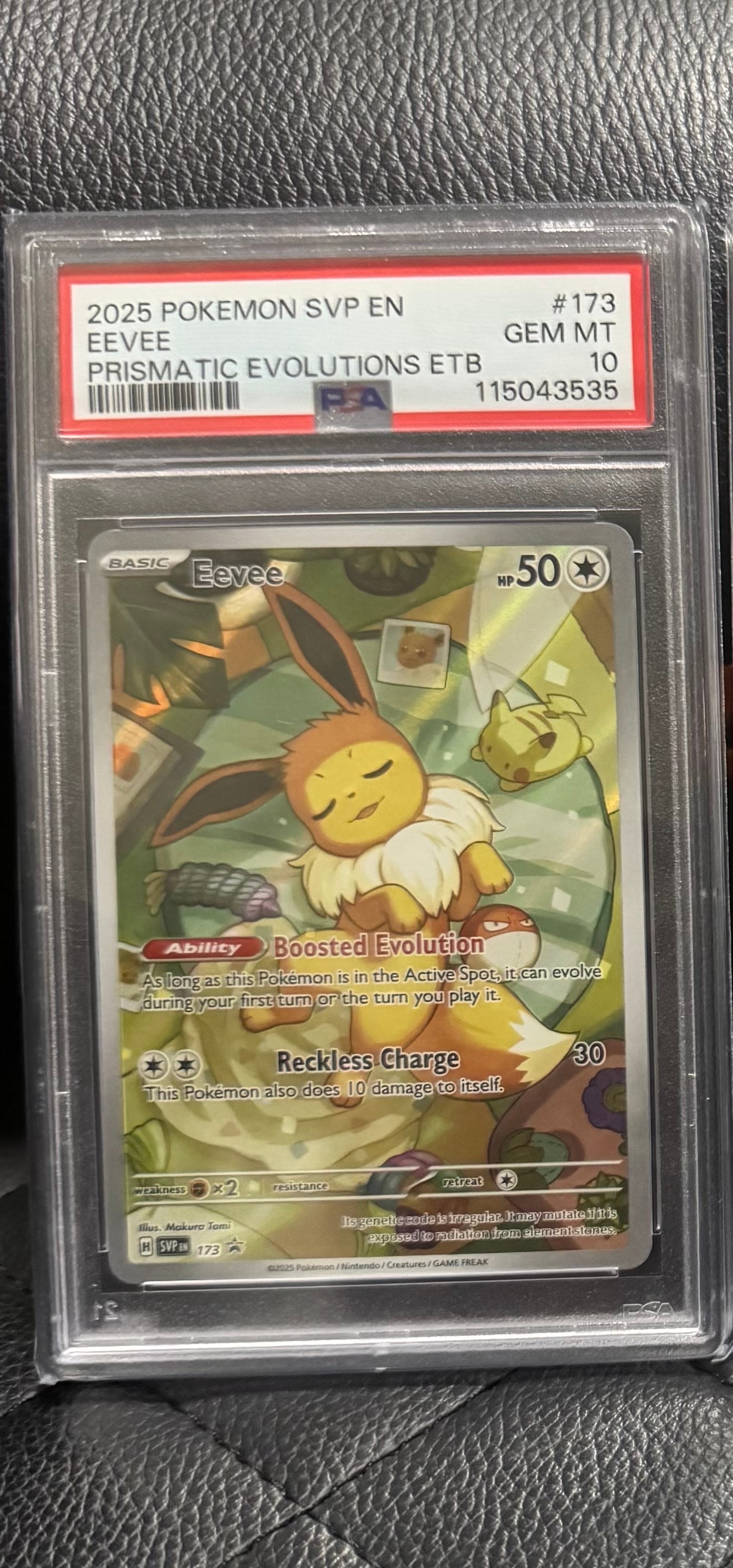 イーブイ P [SVP EN 173]【英語版】(スカーレット&バイオレット「プリズマティックエボリューションズ エリートトレーナボックス」)