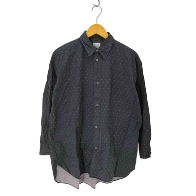 ピンドット オーバーシルエットシャツ【1140895945358】