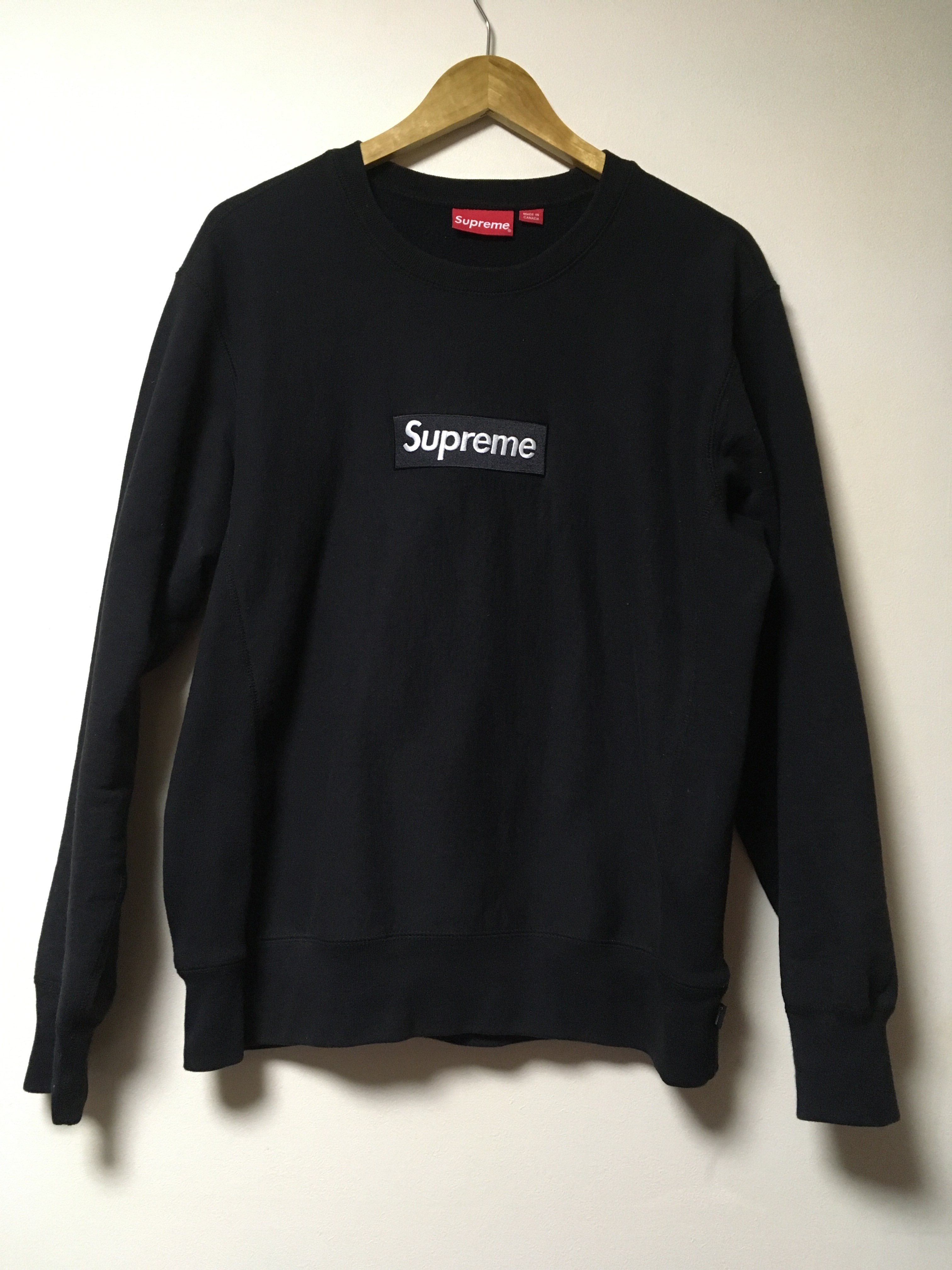 Supreme Box Logo Crewneck Sweatshirt "Black" (18FW)