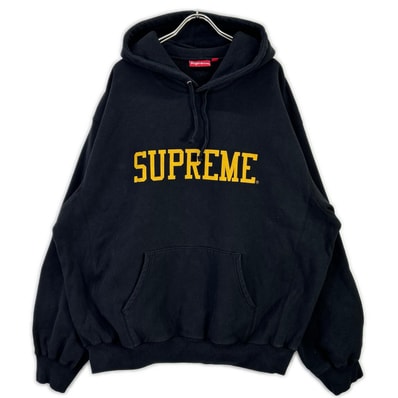 シュプリーム ブラック 23AW Varsity フーディスウェットシャツ XXLarge
