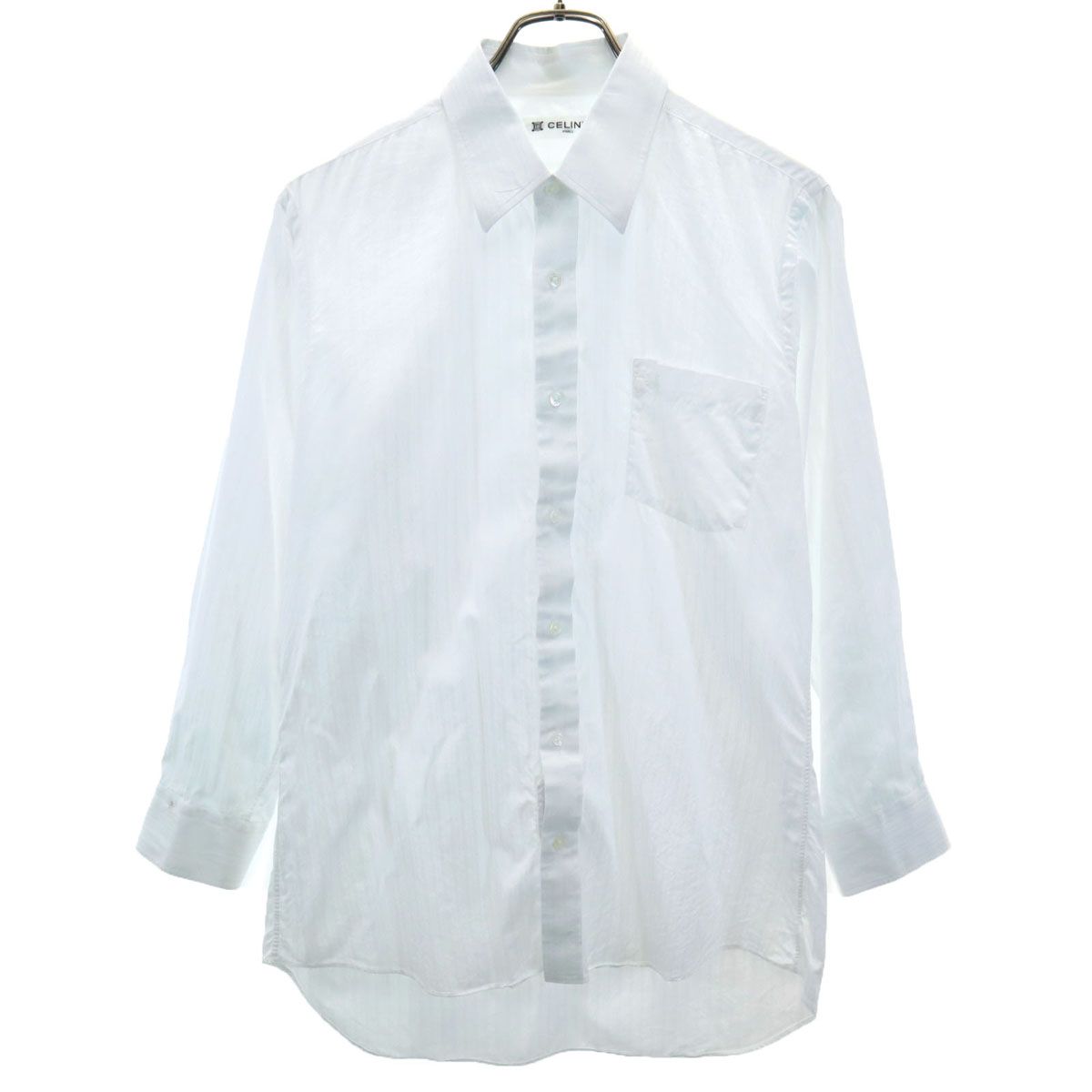 CELINE セリーヌ 長袖 コットンシャツ