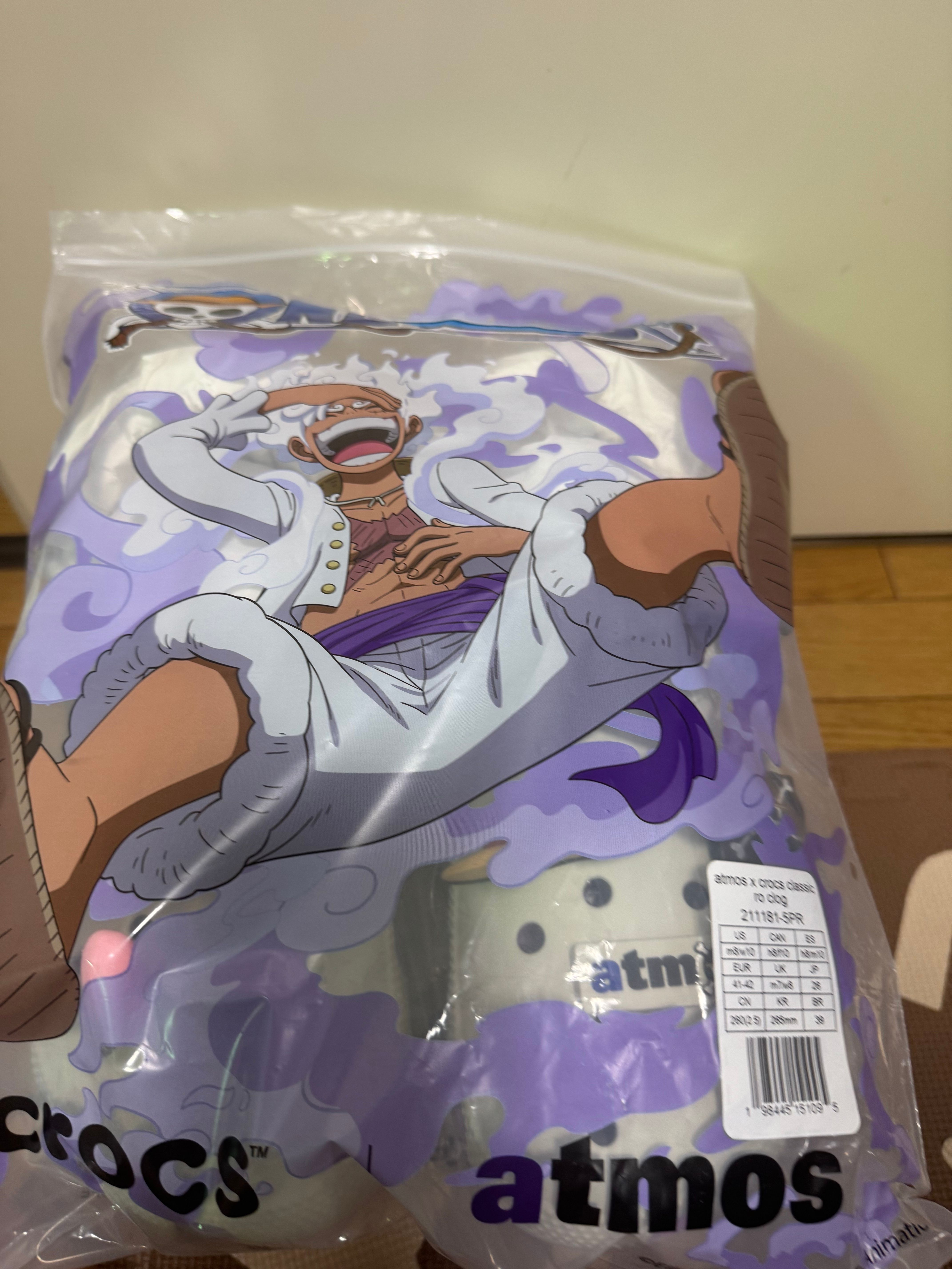26cm atmos crocs onepiece ルフィ ギア5（crocs × ONE PIECE