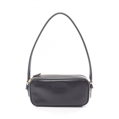 ミュウ ミュウ Miu Miu SOFTY ハンドバッグ バッグ レザー レディース ブラック系 5NE024AF8WF0002 【新品】