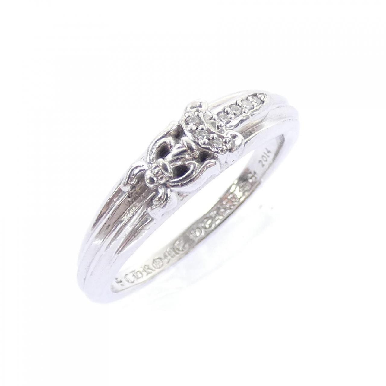 Chrome Hearts Baby Classic Dagger Ring Pave Diamond "Silver"