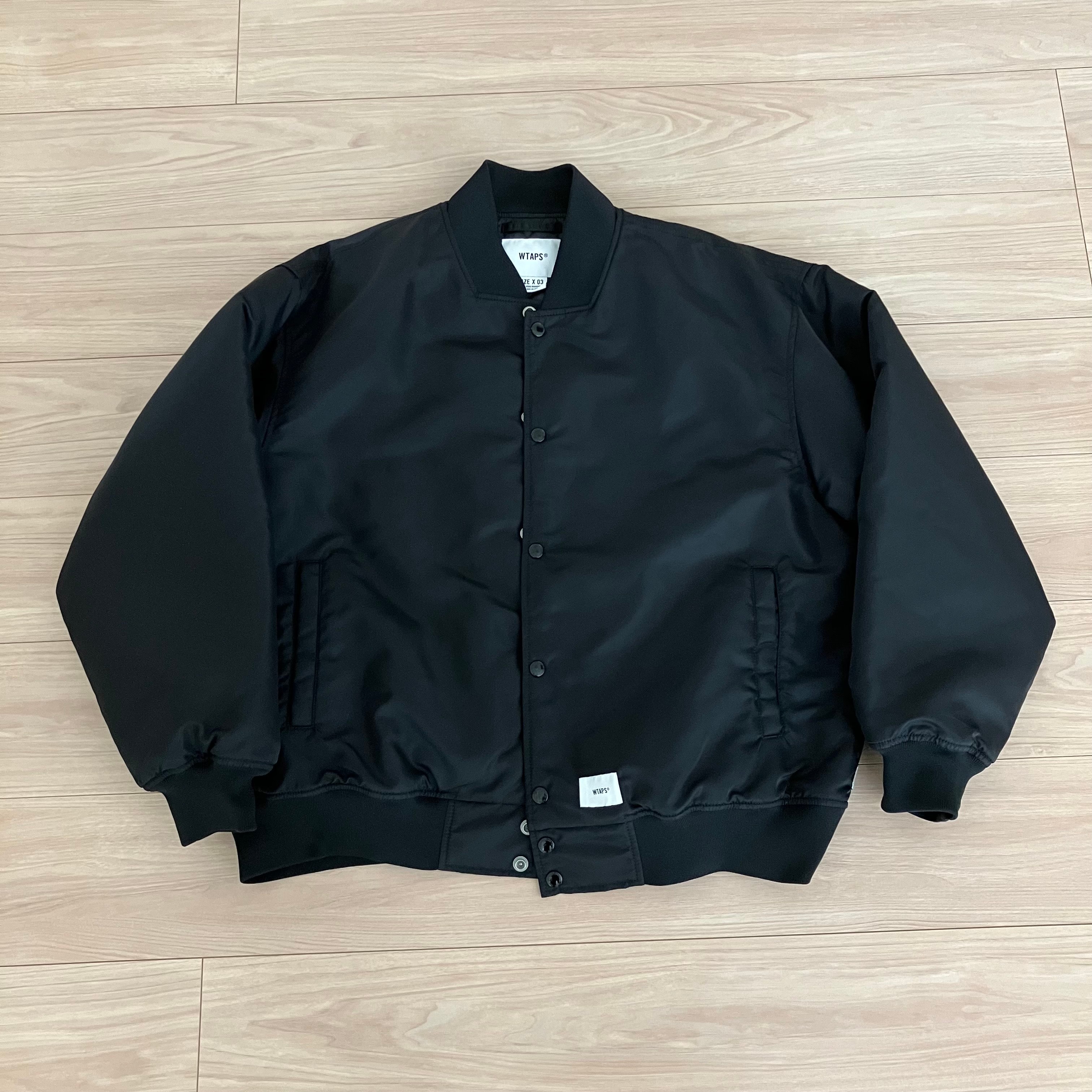 ダブルタップス チーム / ジャケット / ナイロン. ツイル "ブラック"