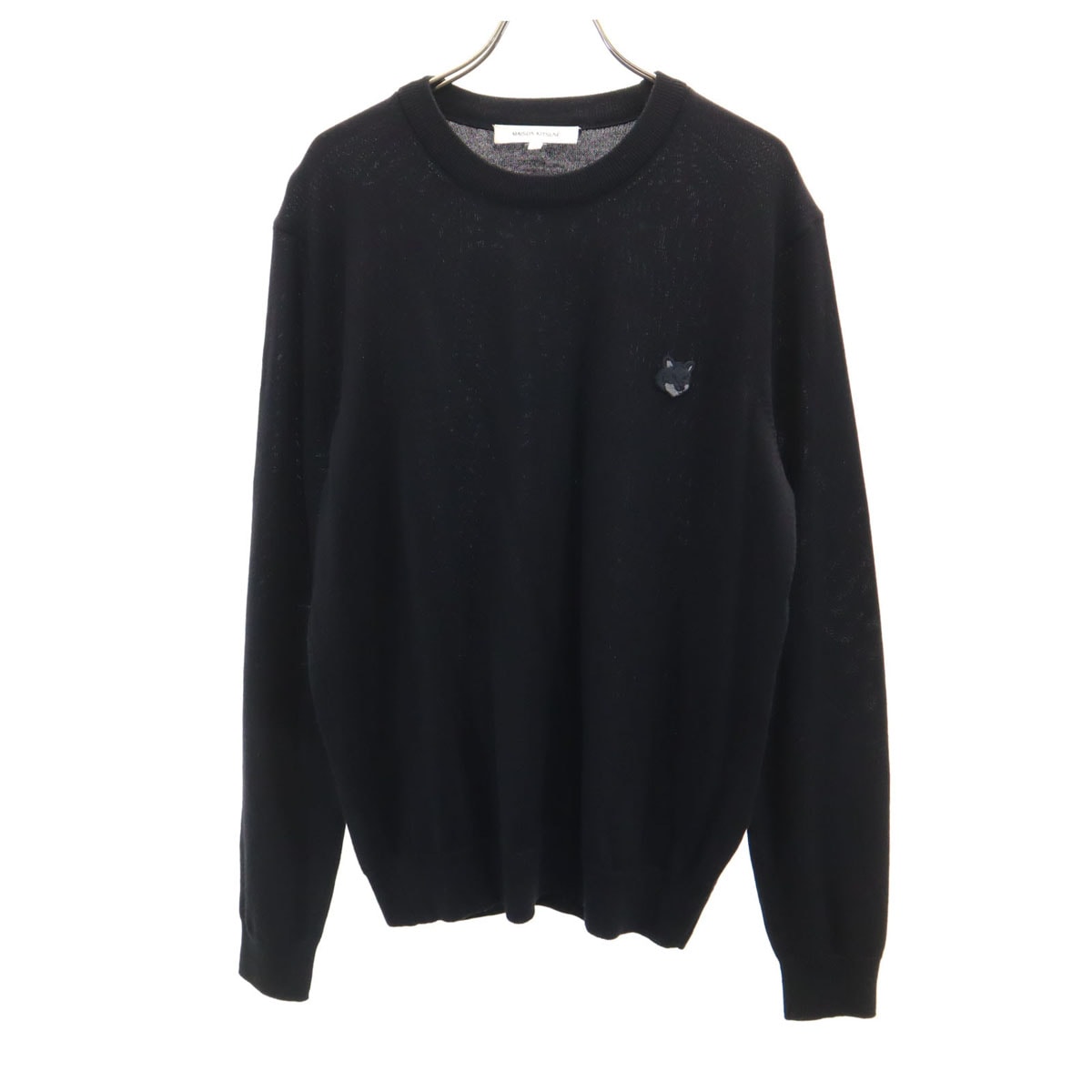 MAISON KITSUNE メゾンキツネ MM00815KT1036 長袖 ニット M ブラック セーター