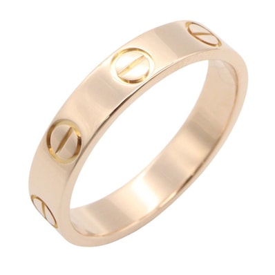 カルティエ CARTIER ミニラブリング リング・指輪 ジュエリー K18PG(ピンクゴールド) メンズ レディース ゴールド系 B4085200 【中古】