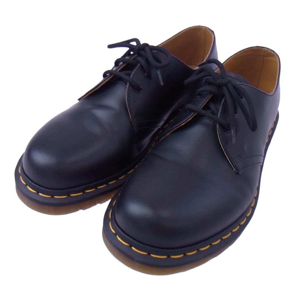 Dr.Martens ドクターマーチン ブーツ AW006 3ホール ブーツ シューズ ブラック系 UK8【美品】【中古】