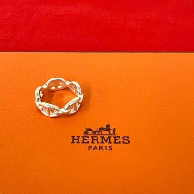 HERMES エルメス アンシェネ リング シルバー925 リング・指輪 15号 シルバー
35459