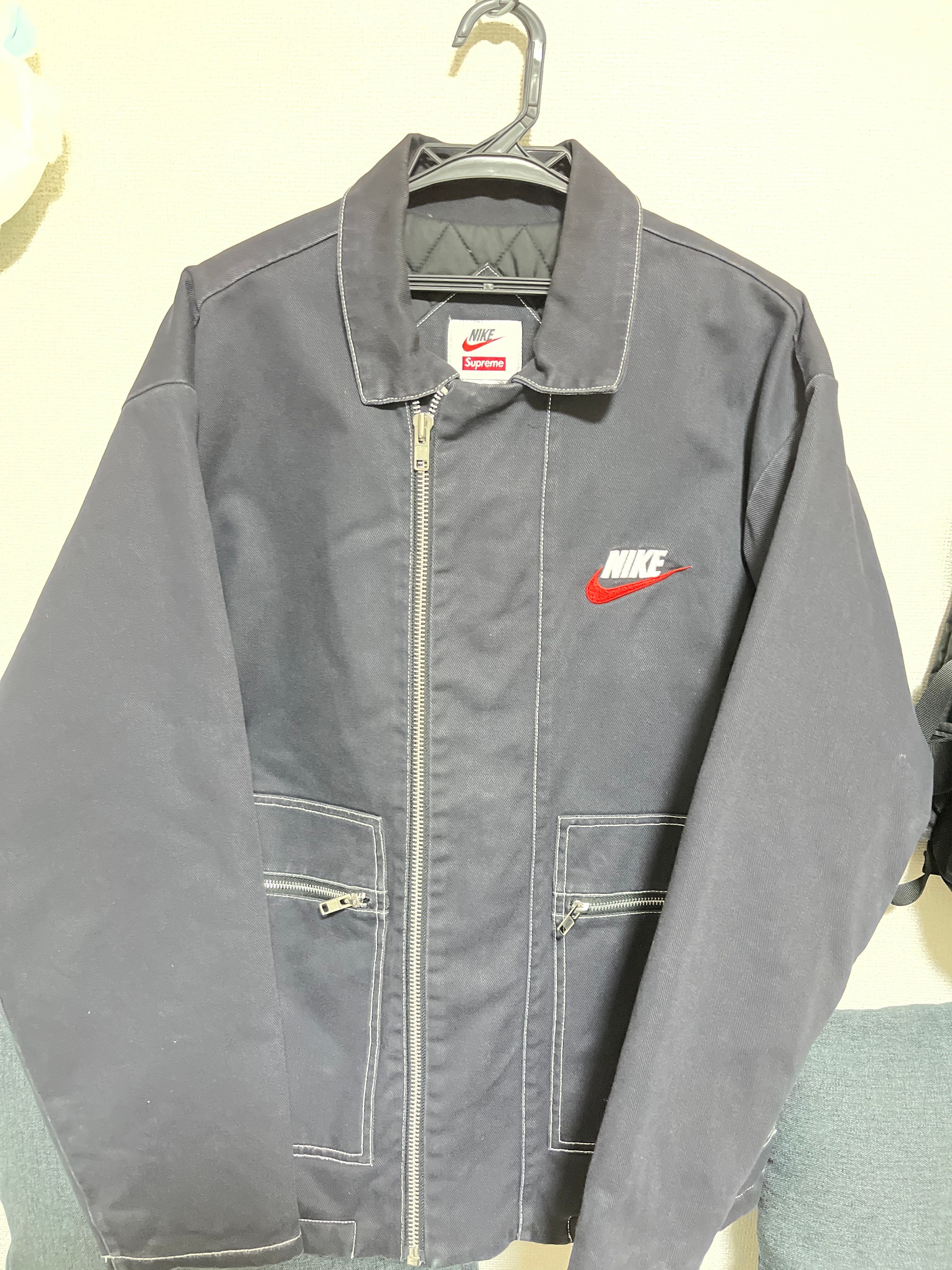 Supreme / NIKE® Double Zip Work Jacket "Black"