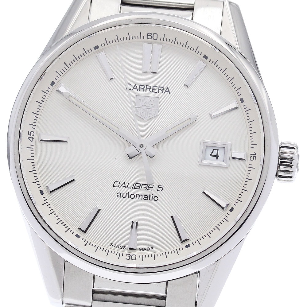 ☆良品 タグホイヤー カレラ キャリバー5 WAR211B-4 メンズ 【中古】