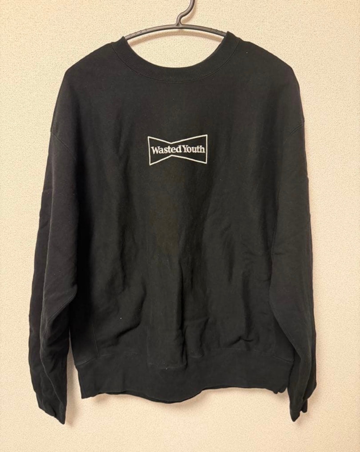 ウェイステッドユース ヘビーウェイト スウェットシャツ #2 "ブラック" / ヴェルディ
