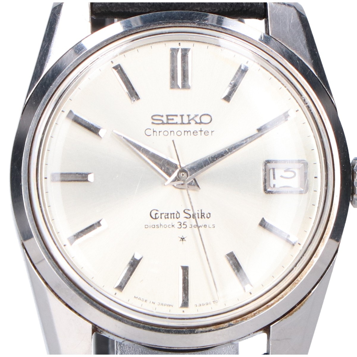 グランドセイコー 60年代 Cal.430 セカンドモデル初期(前期)型 裏蓋ライオンメダリオン SEIKOリューズ 手巻き