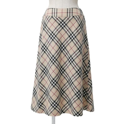 BURBERRY バーバリー スカート サイズ13BR ノバチェック フレアースカート ブランド古着【中古】20260112/RA7189