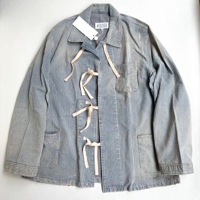 メゾンマルジェラ 21SS ヴィンテージ加工 デニム シャツ ジャケット 40