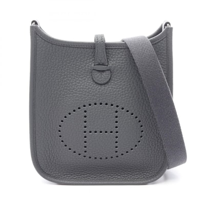 エルメス HERMES エヴリンアマゾンTPM グリミスティ ショルダーバッグ バッグ レザー トリヨンクレマンス K刻印(2025年製造) レディース グレー系 【中古】