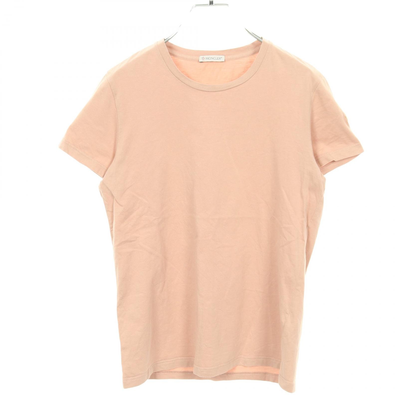 モンクレール MONCLER 半袖Tシャツ 衣料品 トップス コットン レディース ピンク系 8C73200 【中古】