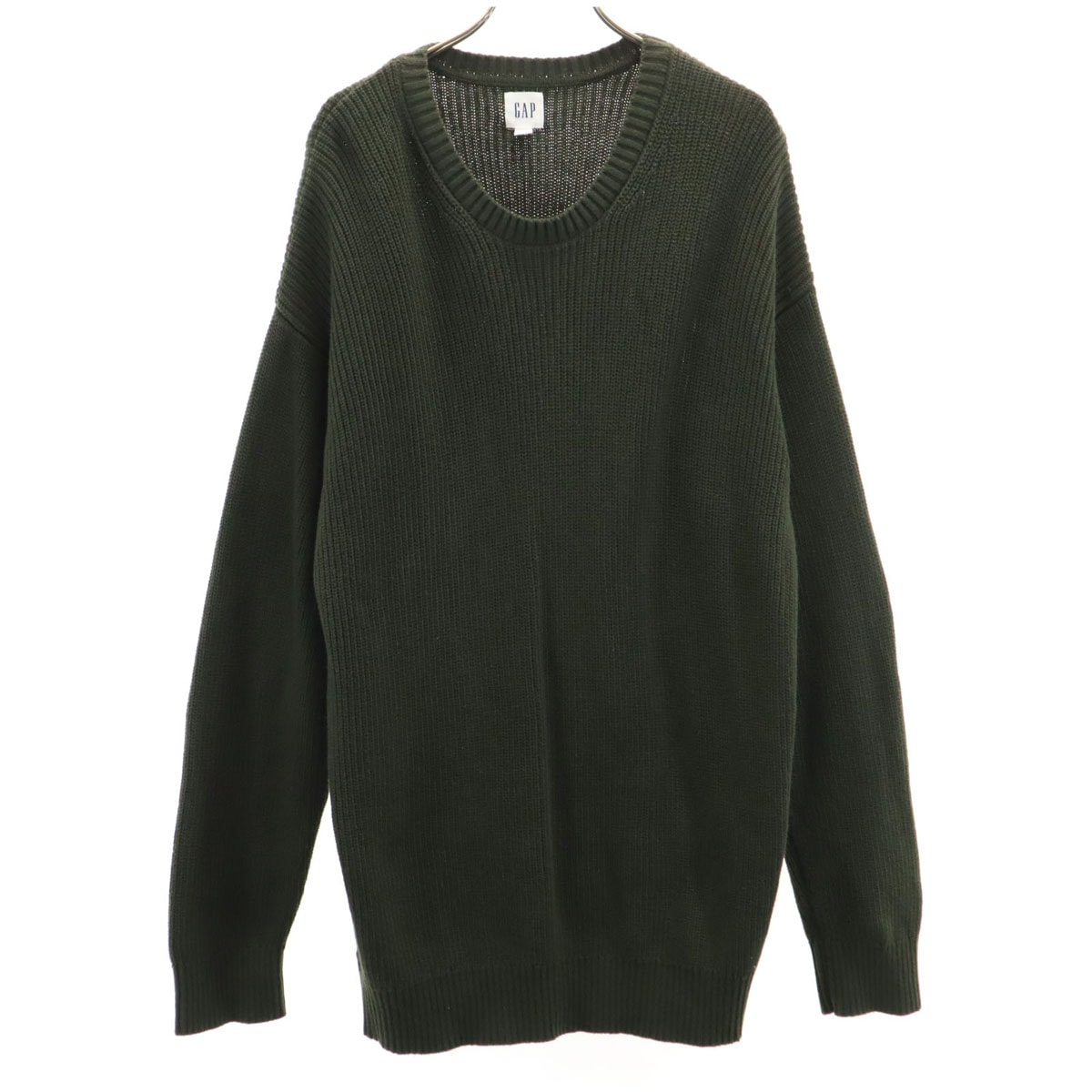 GAP ギャップ 長袖 セーター L カーキ ニット