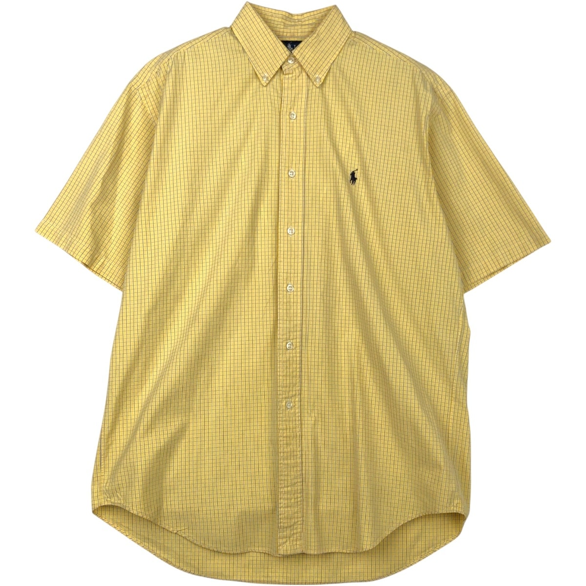 古着 ラルフローレン Ralph Lauren BLAKE 半袖 ボタンダウン チェックシャツ メンズM相当/eaa640948
