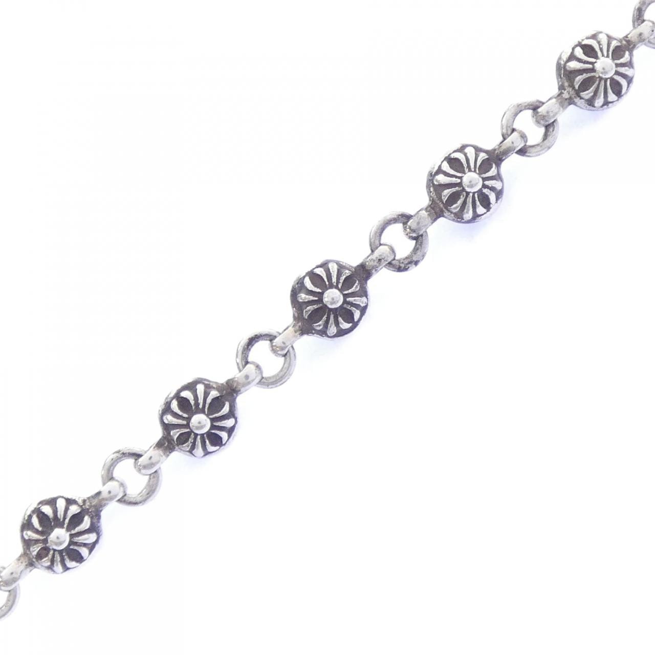 Chrome Hearts #1 Cross Ball Bracelet "Silver"