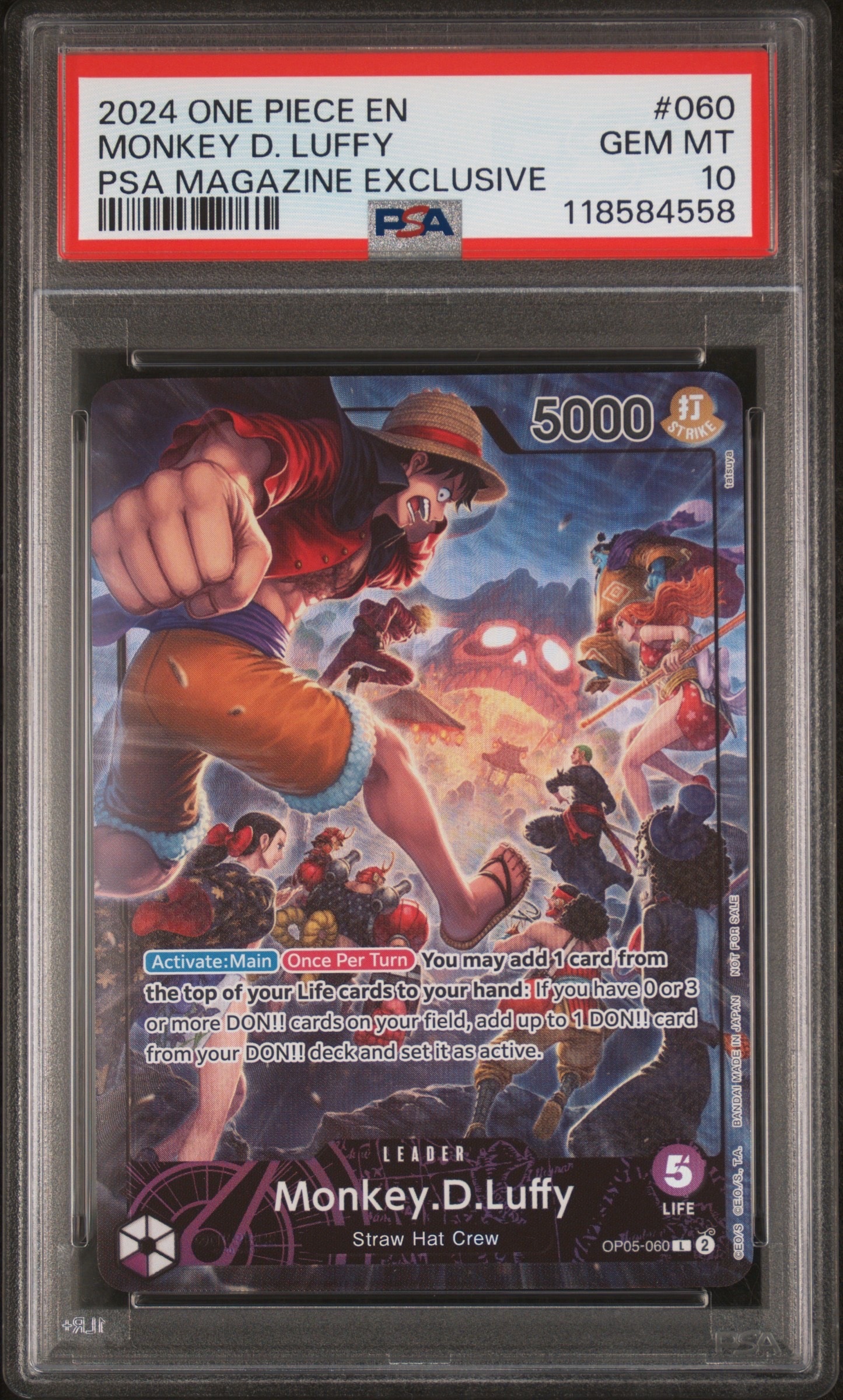 PSA10】ドン!!カード : アド＆ウタ (プロモーションカード「ONE PIECE