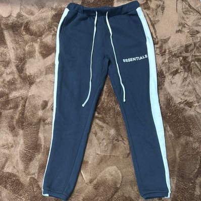 FEAR OF GOD Essentials Side Stripe Sweatpants "Black"