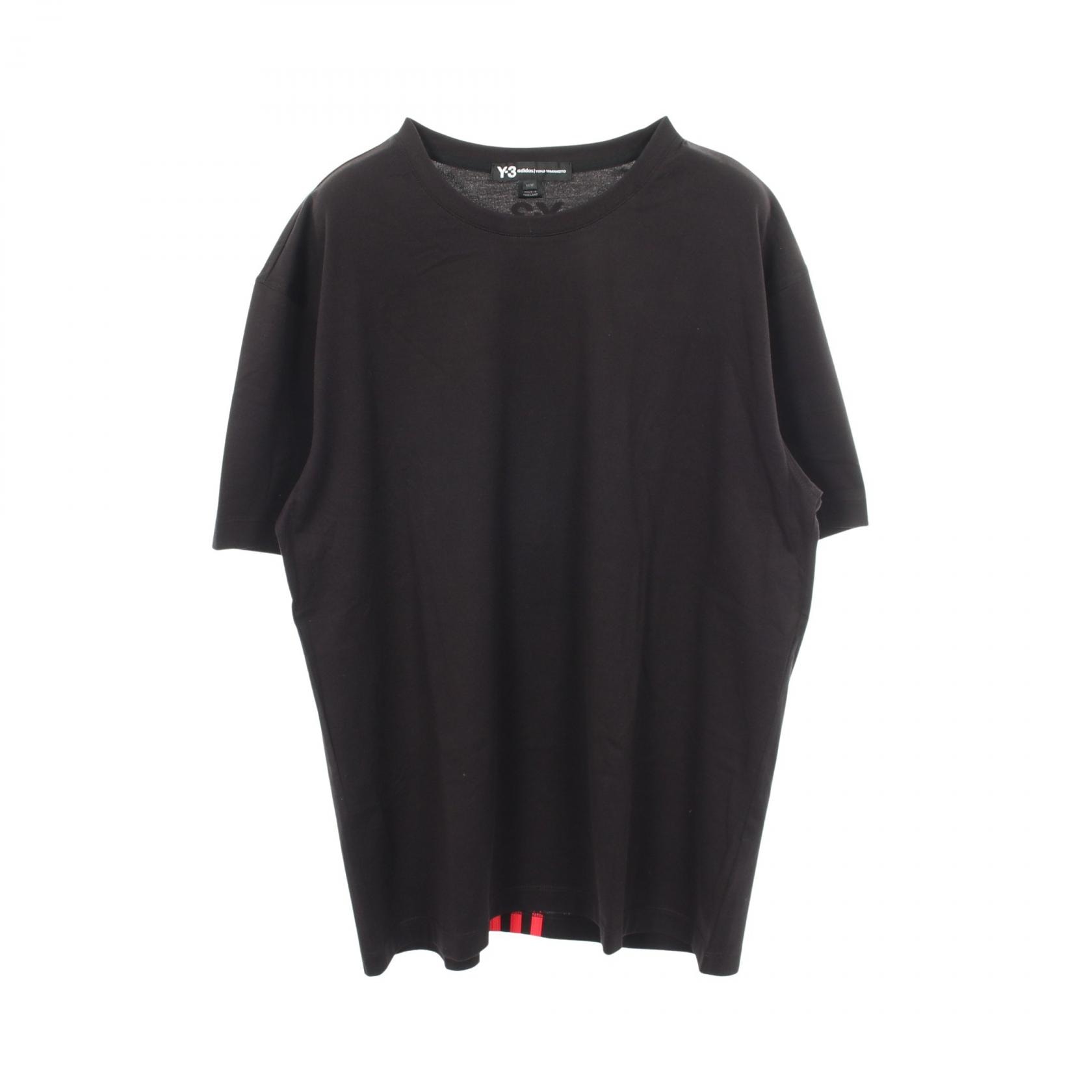 ワイスリー Y-3 U 3STP SS TEE 半袖Tシャツ 衣料品 トップス コットン メンズ ブラック系 / レッド系 GM5898 【中古】