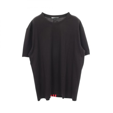 ワイスリー Y-3 U 3STP SS TEE 半袖Tシャツ 衣料品 トップス コットン メンズ ブラック系 / レッド系 GM5898 【中古】