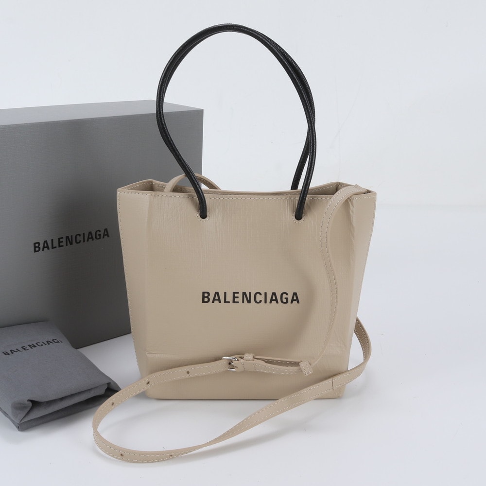 ■極美品 バレンシアガ ショッピング ノース サウス 597858