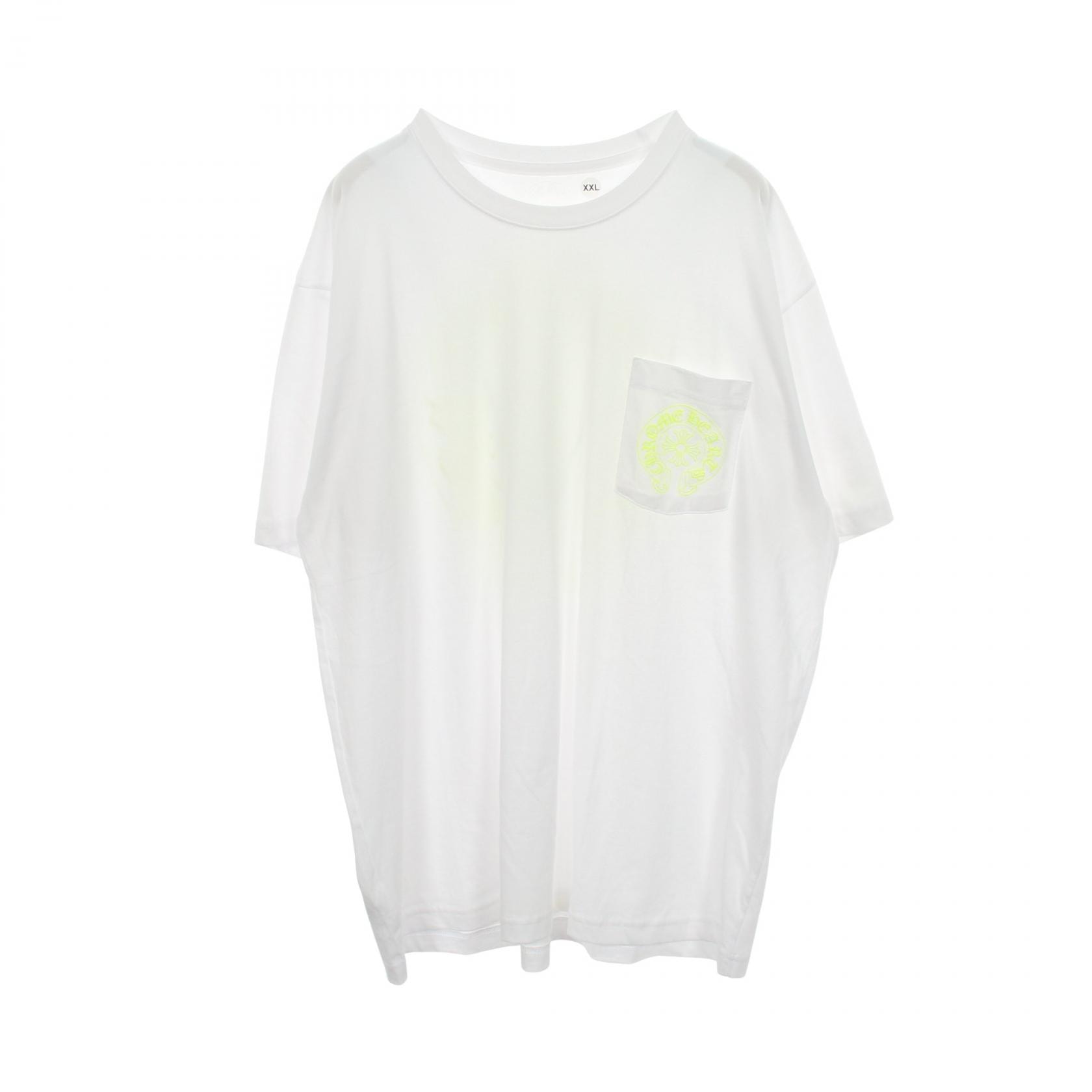 Chrome Hearts Neon Yellow Horseshoe S/S T-Shirt "White"