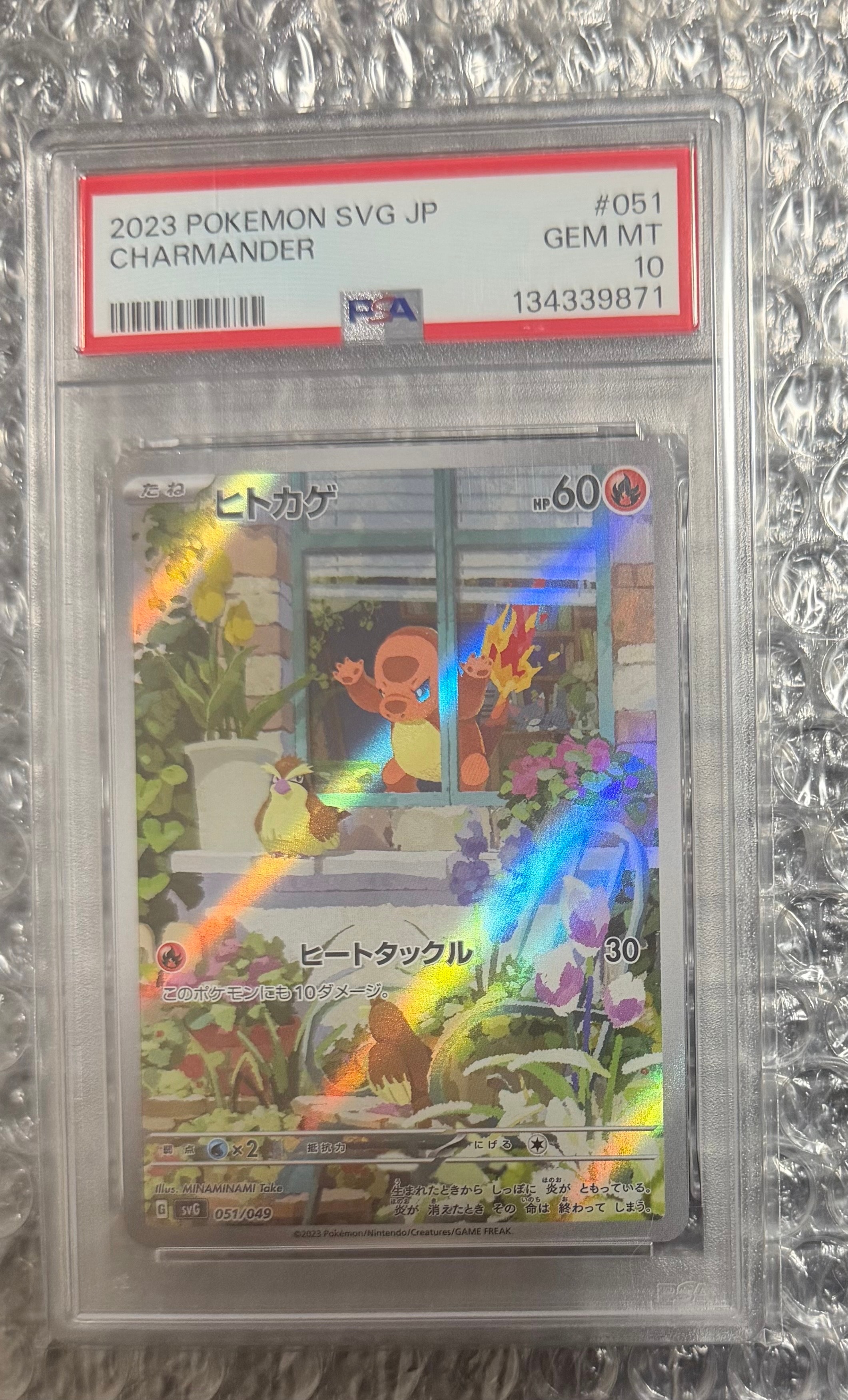 ヒトカゲ :フルイラスト [SVG 051/049](スペシャルデッキセットex「フシギバナ・リザードン・カメックス」)