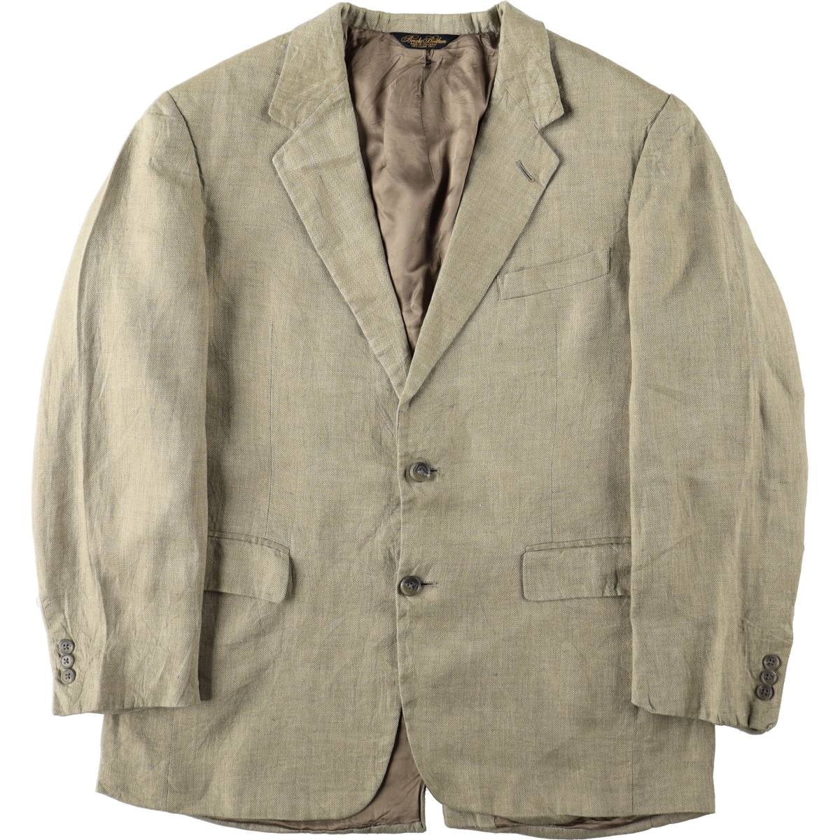 古着 ブルックスブラザーズ Brooks Brothers ヘリンボーン リネンテーラードジャケット メンズM相当/eaa678370