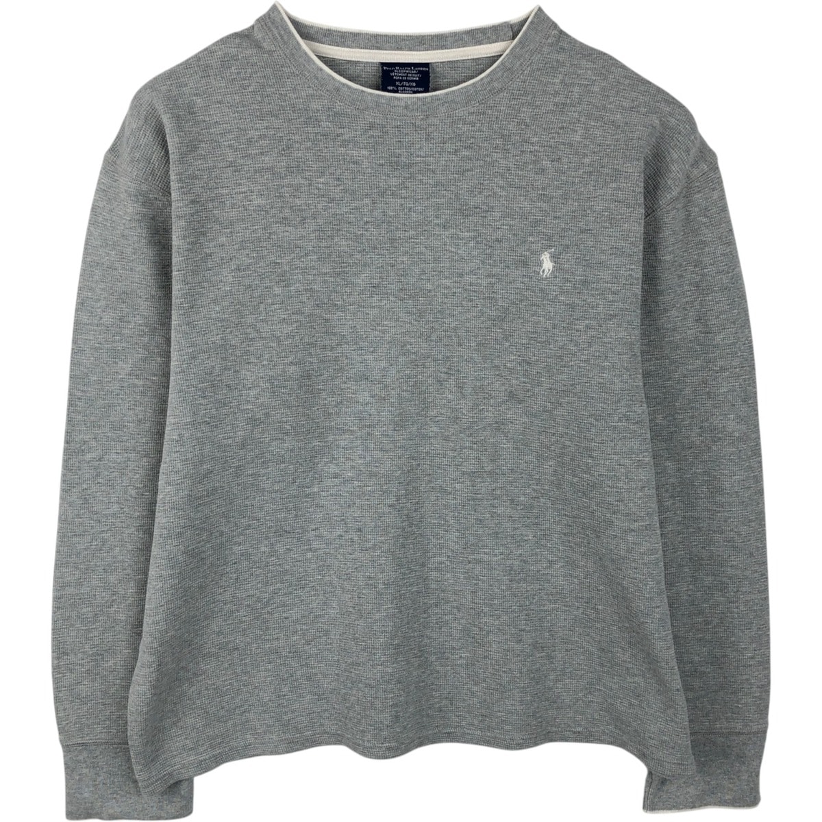 古着 ラルフローレン Ralph Lauren POLO RALPH LAUREN SLEEPWEAR サーマルロンT ワッフル メンズXL相当/eaa654976