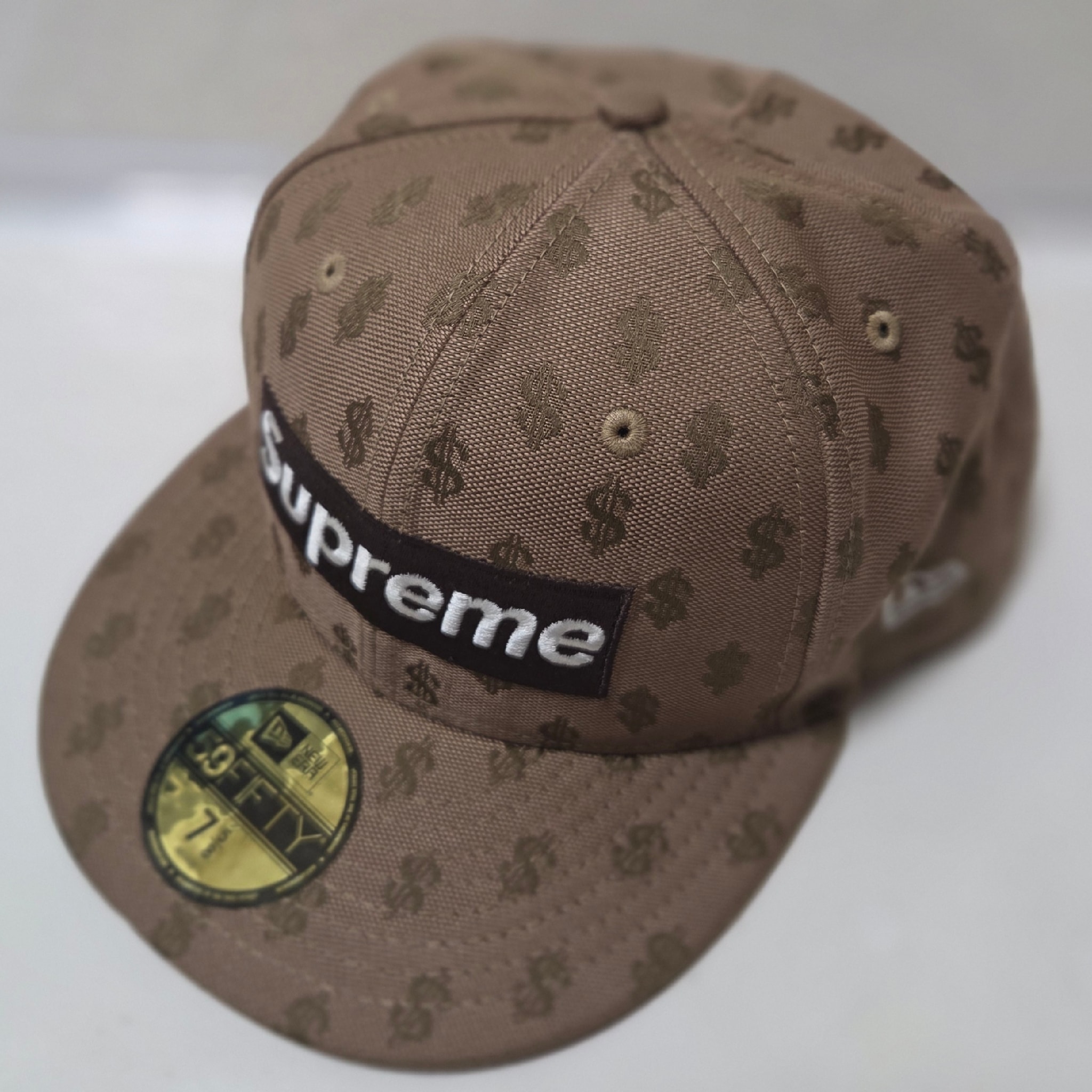 Supreme Monogram Box Logo New Era "Brown"