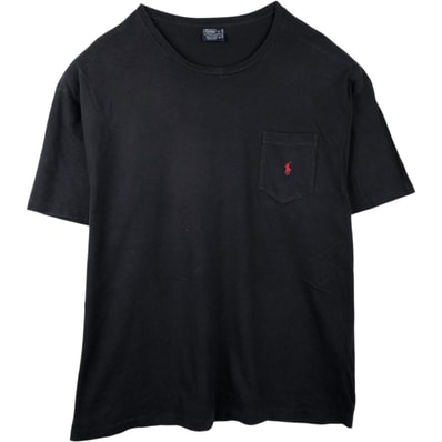 古着 ラルフローレン Ralph Lauren POLO by Ralph Lauren 半袖 ワンポイントロゴポケットTシャツ メンズXL相当/eaa656583