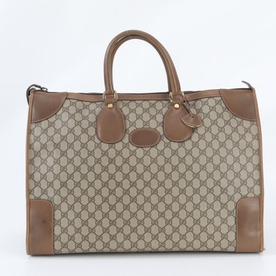 ■美品 グッチ GGスプリームオールドボストン バッグ