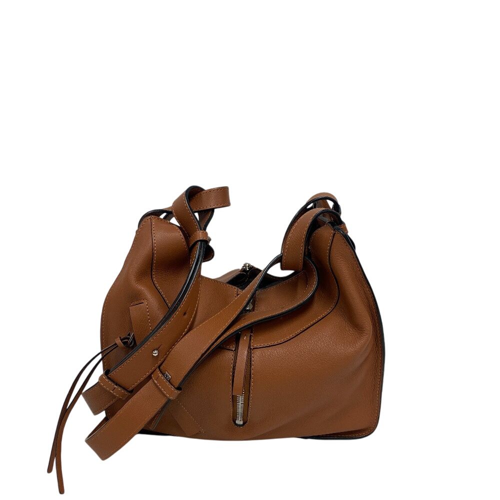 ロエベ LOEWE ハンドバッグ ハンモック スモール 2WAY ブラウン