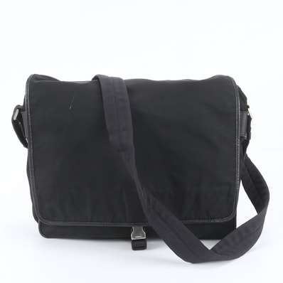 ■美品 プラダ テスート ナイロントライアングルロゴショルダーバッグ