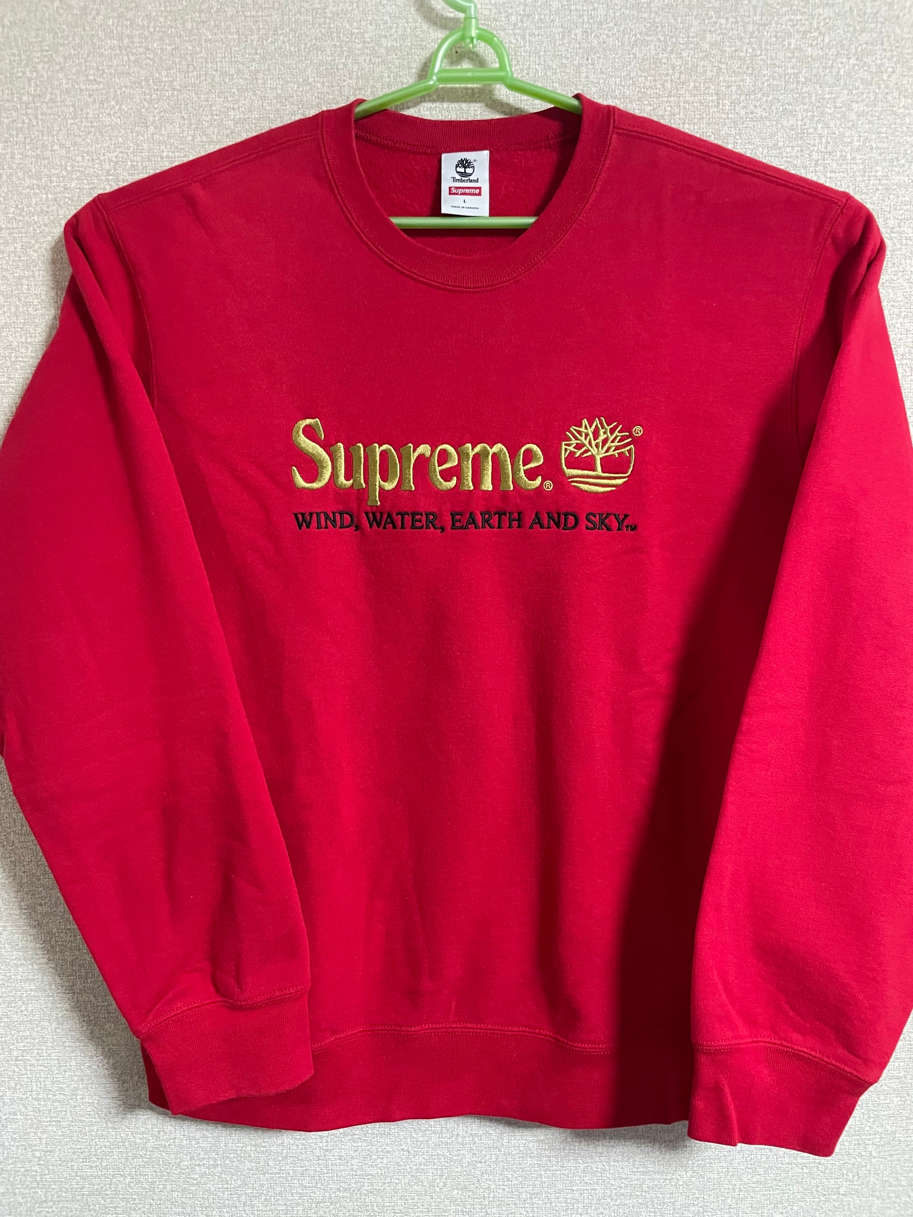 Supreme x Timberland® Crewneck "Red"