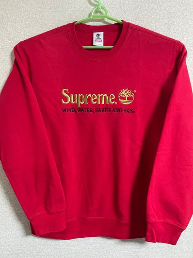 Supreme x Timberland® Crewneck "Red"
