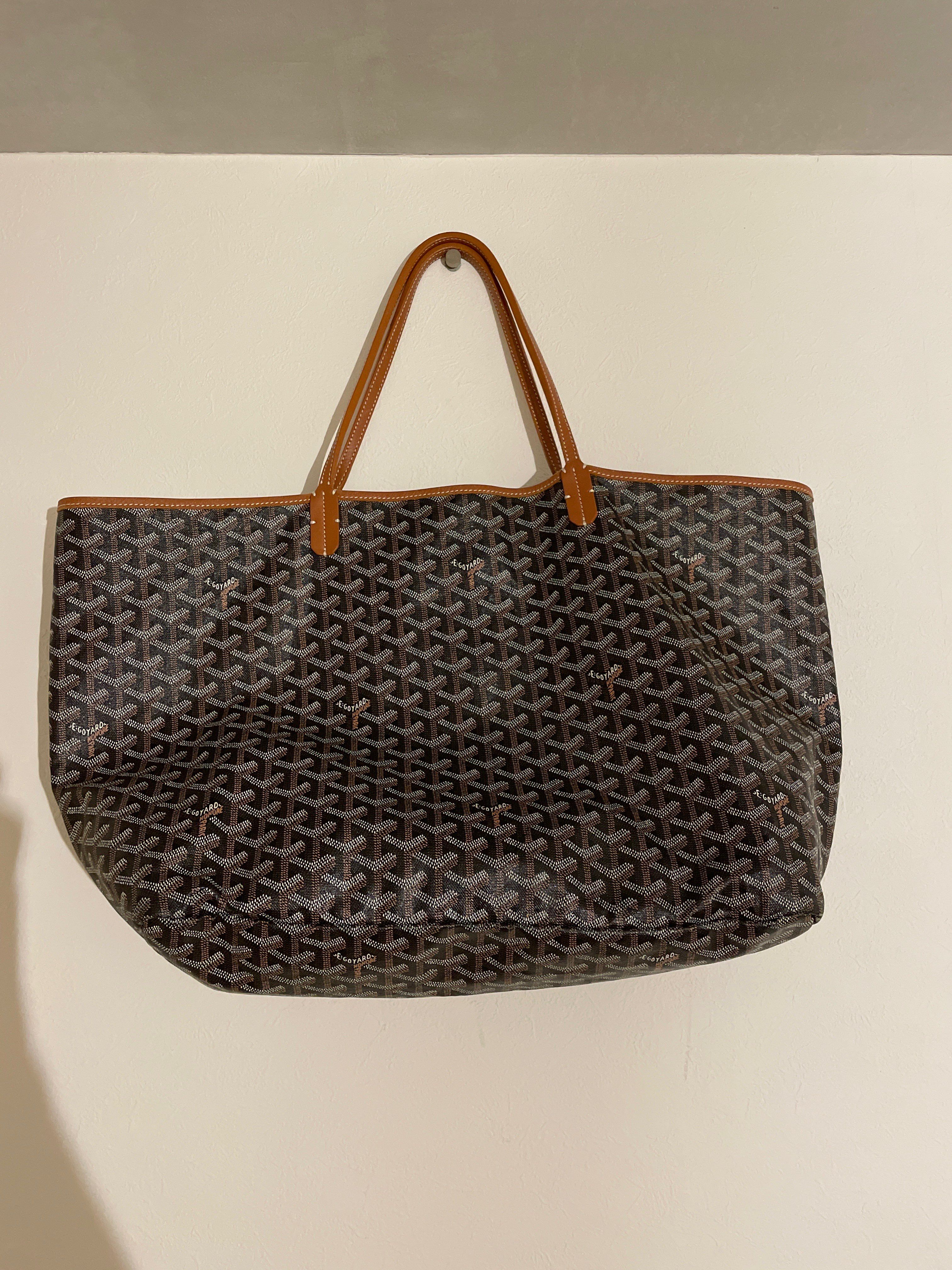 Goyard Saint Louis GM Bag "Black/Brown"
