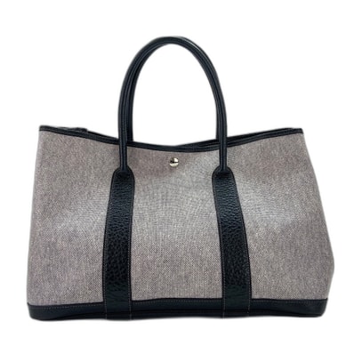 エルメス HERMES ガーデンパーティPM トートバッグ トワルアッシュ【中古】