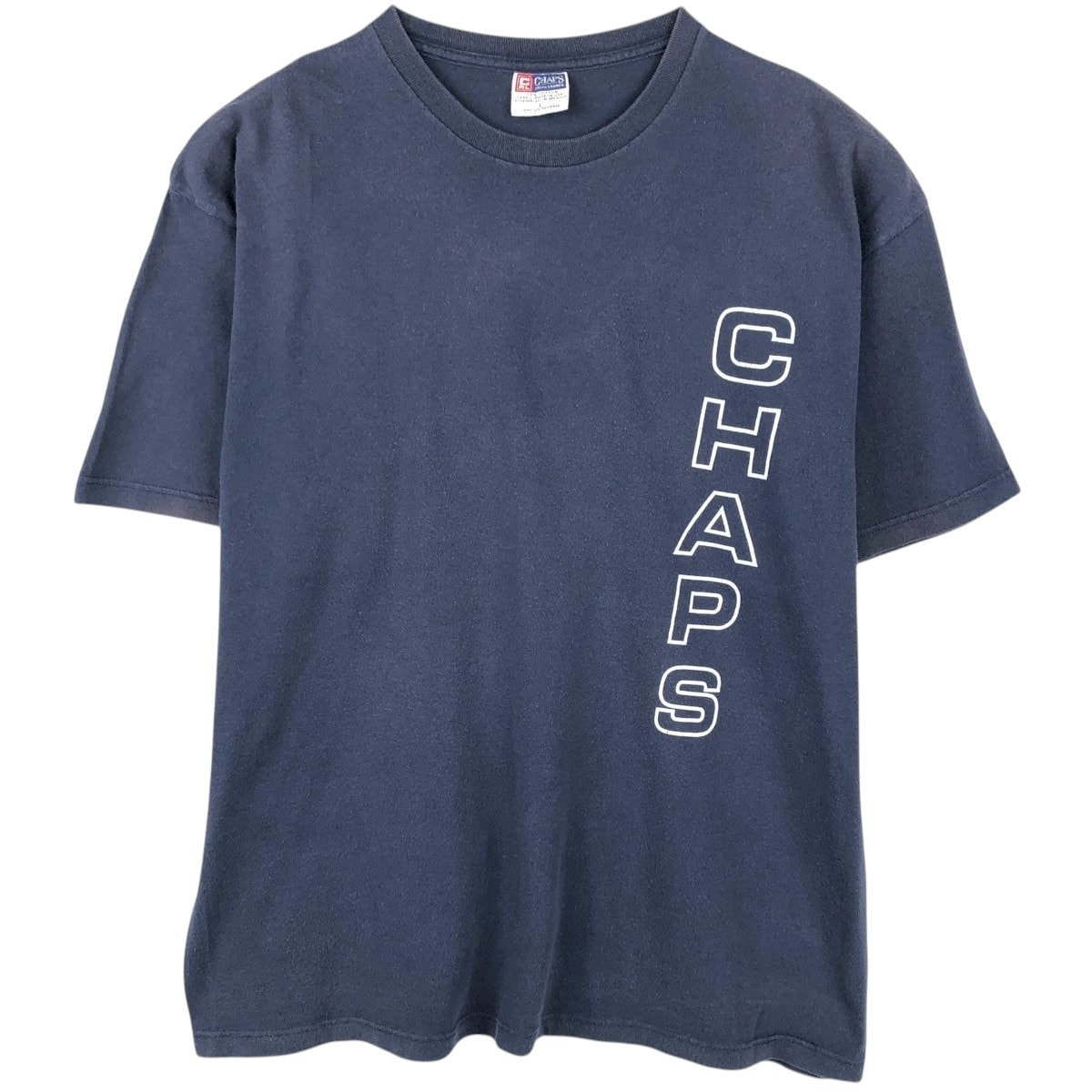 古着 ラルフローレン Ralph Lauren CHAPS チャップス 半袖 ロゴTシャツ USA製 メンズL相当/eaa658619