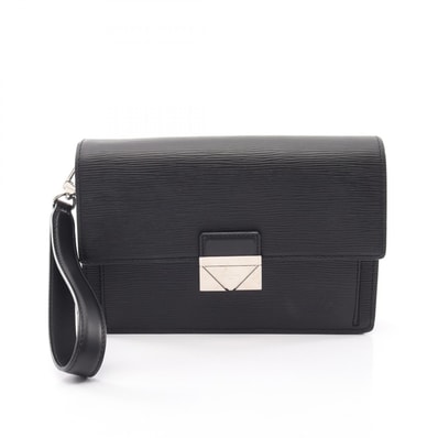 ルイ・ヴィトン LOUIS VUITTON ポシェットテムズ セカンドバッグ クラッチバッグ バッグ レザー エピ ノワール メンズ ブラック系 M42742 【中古】