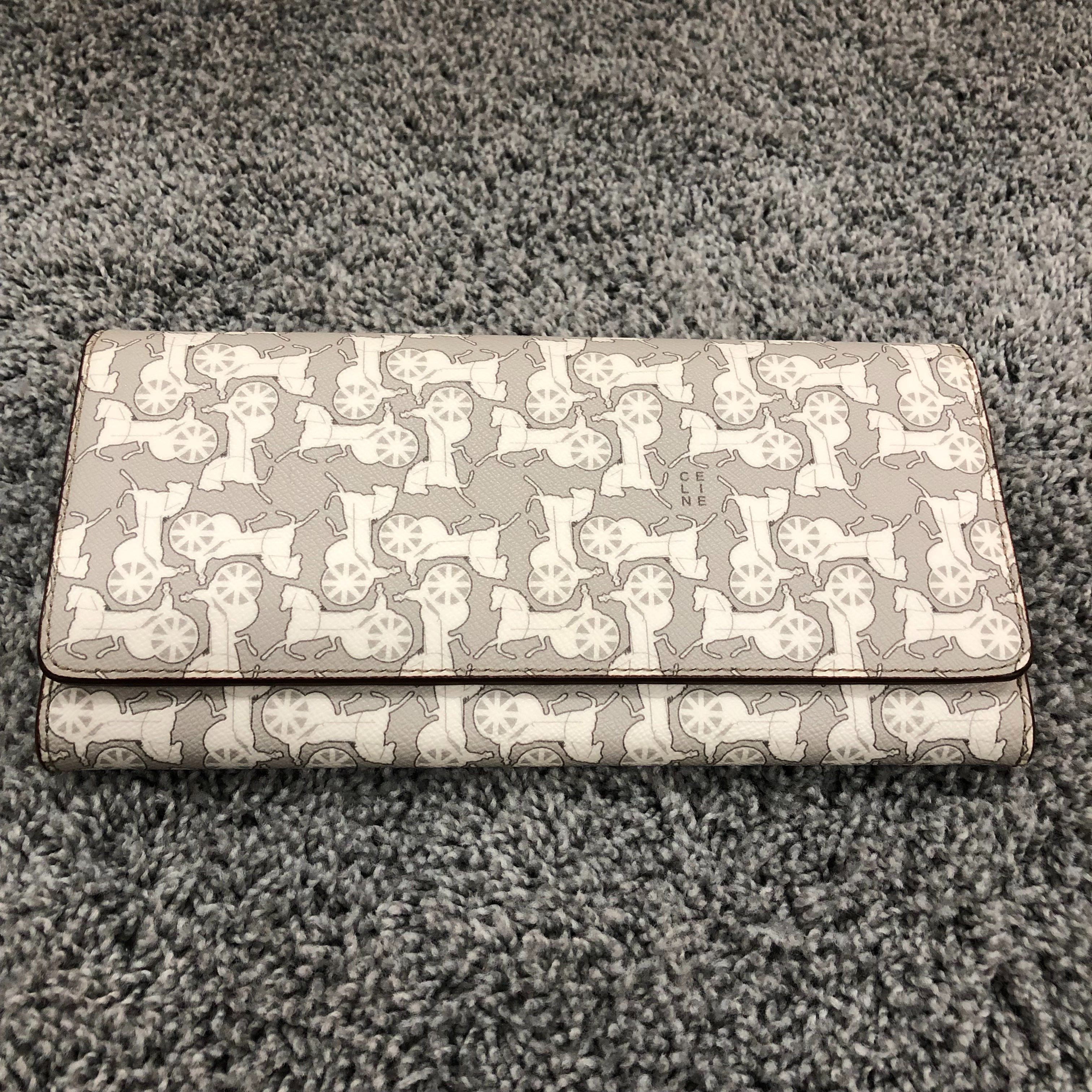 CELINE Long Wallet "Gray"