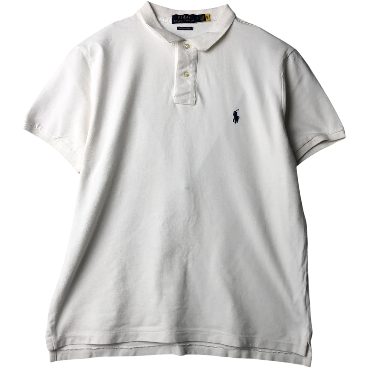 古着 ラルフローレン Ralph Lauren POLO RALPH LAUREN CUSTOM SLIM FIT 半袖 ポロシャツ メンズL相当/eaa644271