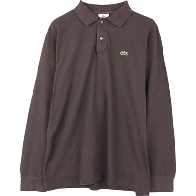 古着 ラコステ LACOSTE 長袖 ポロシャツ 4 メンズM相当/eaa667160