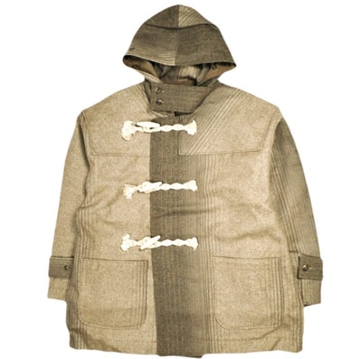 新品 Needles ニードルス 23AW 日本製 DUFFLE COAT - W/N HERRINGBONE MELTON ダッフルコート ウール/ナイロン ヘリンボーンメルトン NS090 M Camel 定価108,900円 アウター g24835