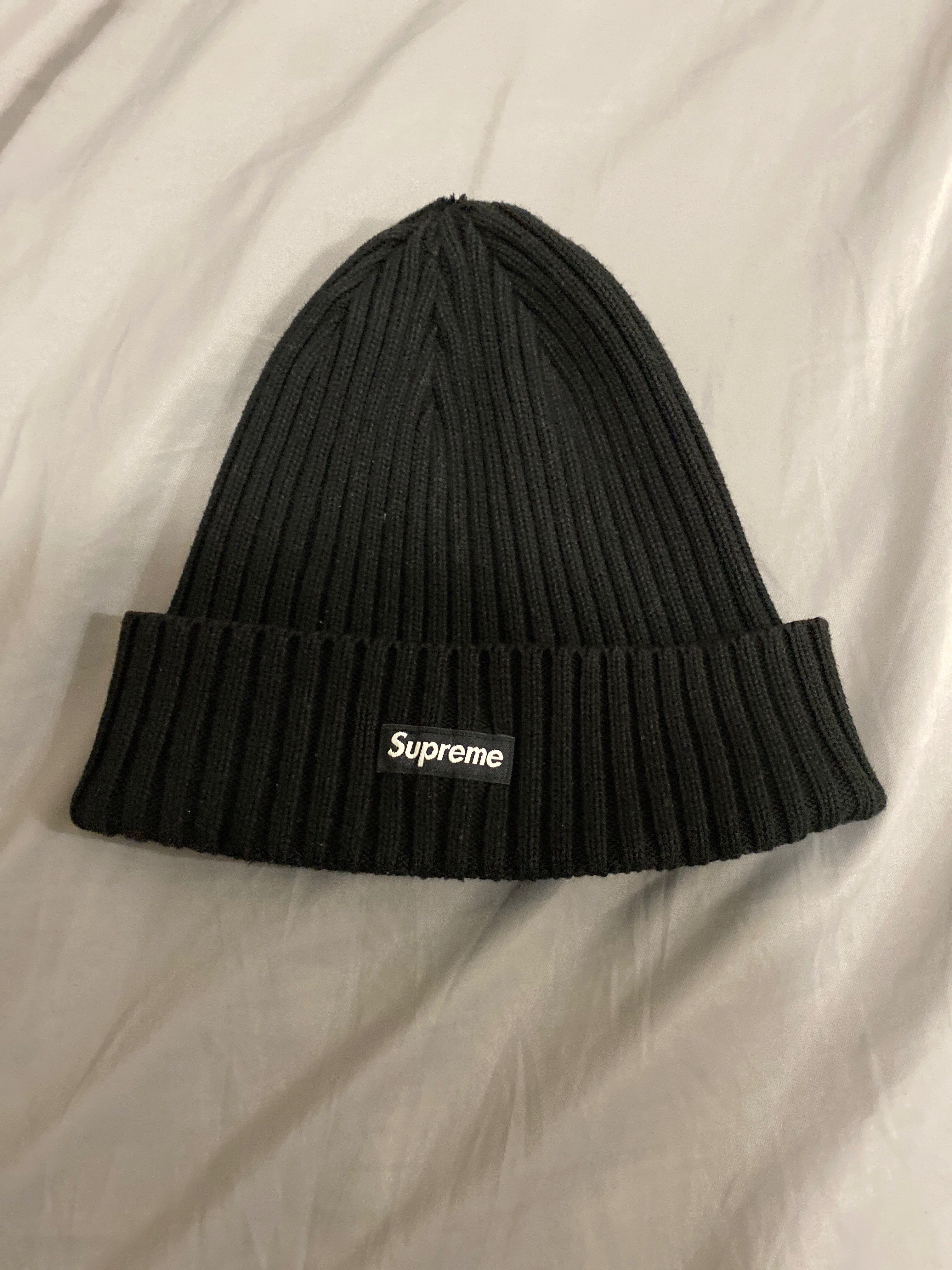 Supreme Overdyed Beanie "Black"(19SS)