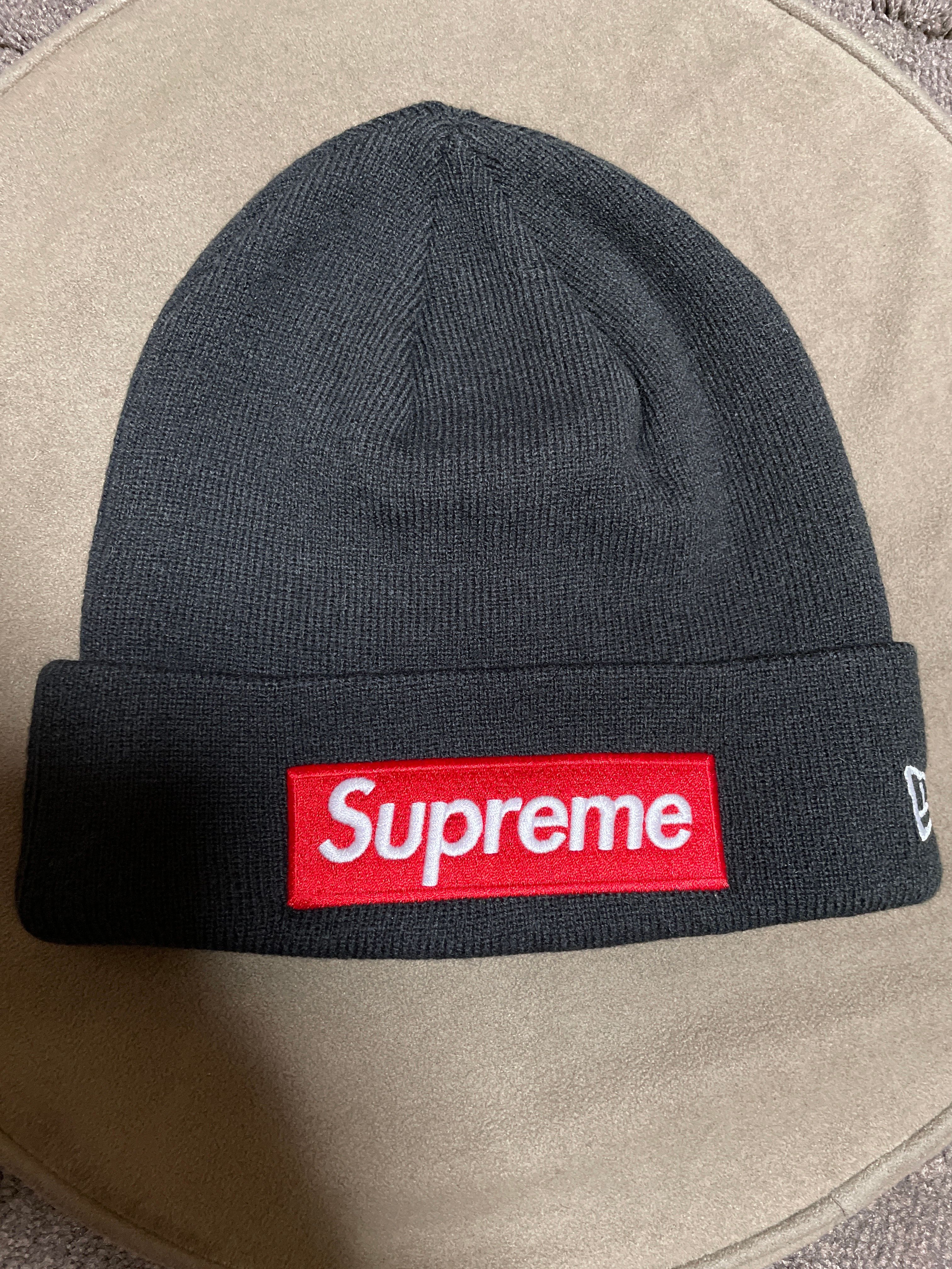 Supreme New Era Box Logo Beanie "Black"